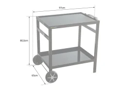 Carrito con clip para plancha COBAN - COOK'IN GARDEN