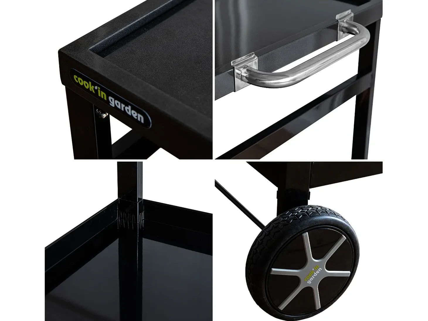 Carrito con clip para plancha COBAN - COOK'IN GARDEN