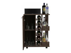 Carrito de Bar, Bar Cart, con botellero y ruedas