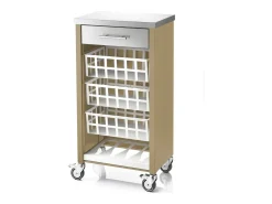 Carrito de cocina, carrito verdulero – Color Arena, Inox - 93*48*34cm - MOHER