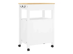 Carrito de cocina MONZA madera maciza de pino 60x40x88,5 cm