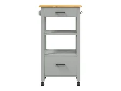 Carrito de cocina MONZA madera maciza de pino 48x40x88,5 cm