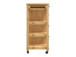 Carrito de cocina MONZA madera maciza de pino 84x40x88,5 cm