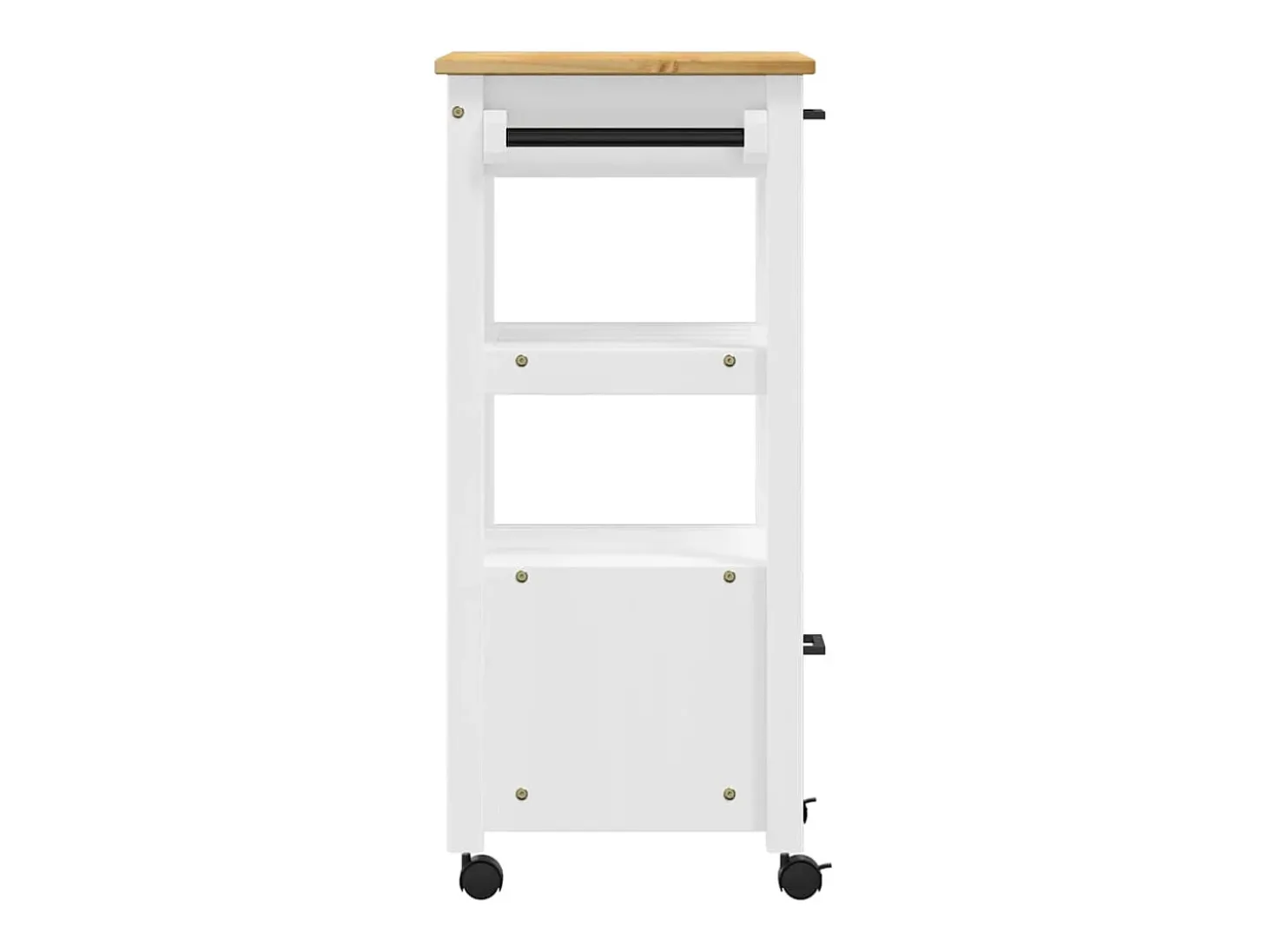 Carrito de cocina MONZA madera maciza de pino 48x40x88,5 cm