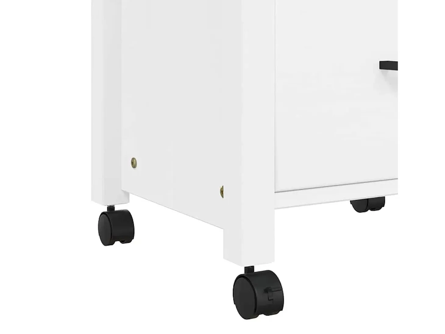 Carrito de cocina MONZA madera maciza de pino 48x40x88,5 cm