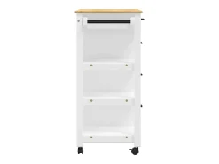 Carrito de cocina MONZA madera maciza de pino 84x40x88,5 cm