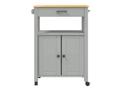 Carrito de cocina MONZA madera maciza de pino 60x40x88,5 cm