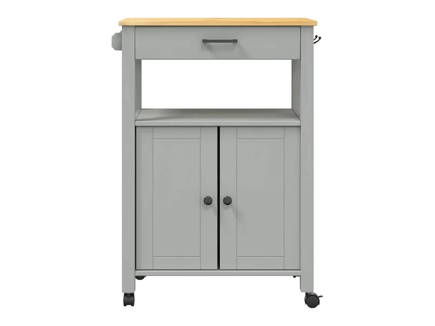 Carrito de cocina MONZA madera maciza de pino 60x40x88,5 cm