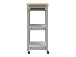 Carrito de cocina MONZA madera maciza de pino 60x40x88,5 cm