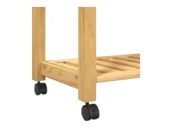 Carrito de cocina MONZA madera maciza de pino 84x40x88,5 cm