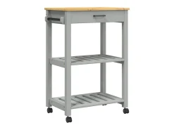 Carrito de cocina MONZA madera maciza de pino 60x40x88,5 cm