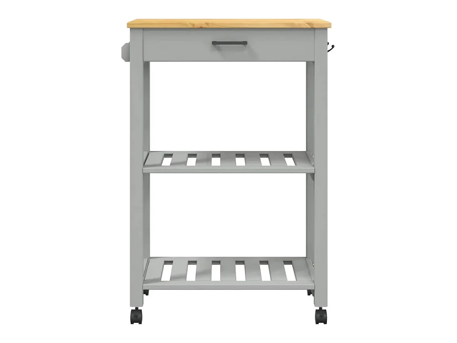 Carrito de cocina MONZA madera maciza de pino 60x40x88,5 cm