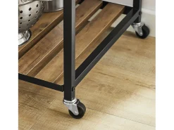Carrito de Servicio Camarera con Ruedas Multiusos con 5 Estantes 110 x 45 x 92 cm SVW18-F SoBuy ES