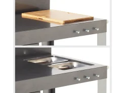Carrito gris para plancha NOVA XL - COOK'IN GARDEN