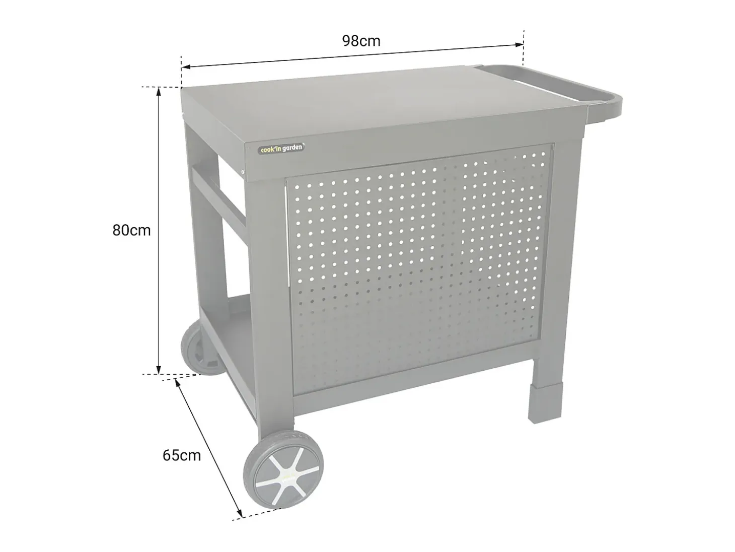 Carrito para plancha REVA 80 - COOK'IN GARDEN