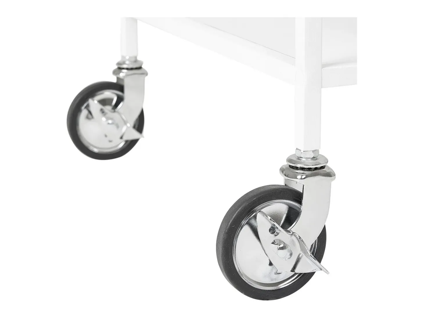 Carrito Vita, Blanco, 68x40x79 cm, Kendra Home