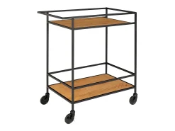 Carrito Vita, Marrón, 68x40x79 cm, Kendra Home