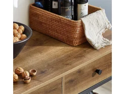 Carro de Cocina Carrito de Servir Multiusos con 2 Estantes y 2 Cajones 100 x 45 x 93 cm FKW112-PF SoBuy ES