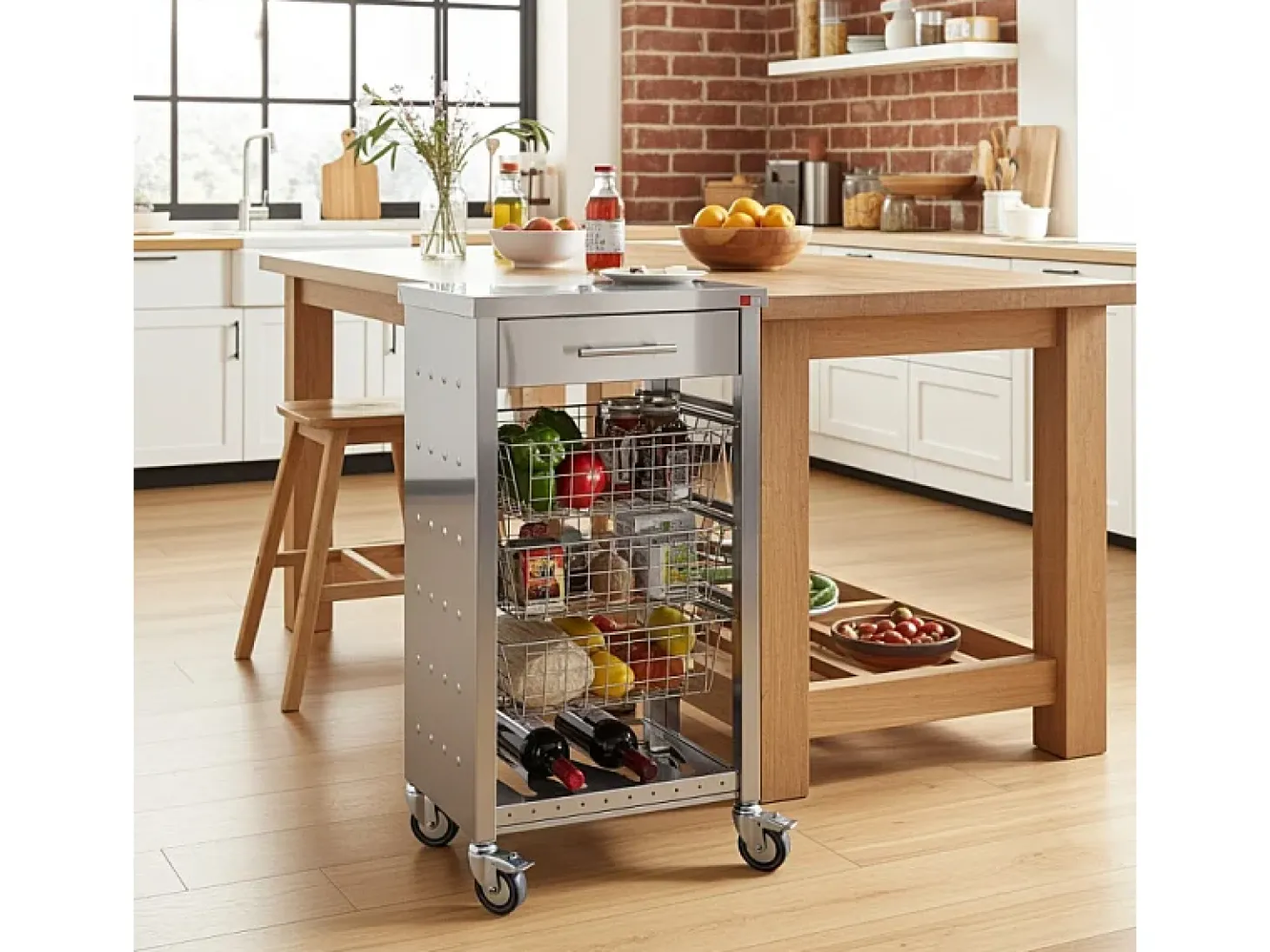 Carro verdulero para la cocina - 93*48*33,5cm – OTTO INOX