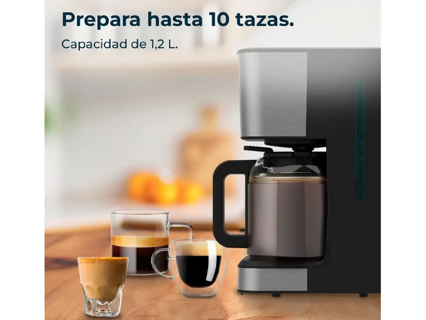 Cecotec Cafetera de goteo Coffee 66 Drop & Thermo Time