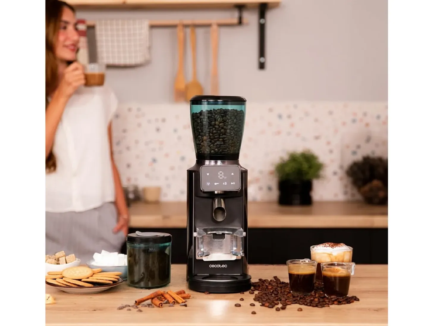 Cecotec Molinillo de café SteelMill Touch