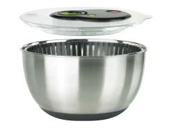 Centrifugadora de Ensalada Inox Turboline con Botón Turbo - 26,5cm - Capacidad 4,5L