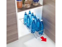 Cesta Deslizante para Botellas Metaltex Capacidad 10 Botellas