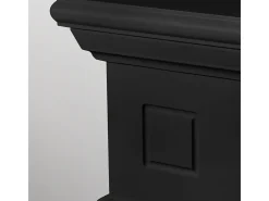Chimenea de bioetanol biochimenea de suelo Cambridge en madera Negro 110x37x102h