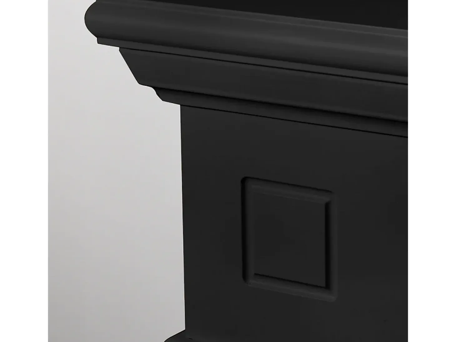 Chimenea de bioetanol biochimenea de suelo Cambridge en madera Negro 110x37x102h
