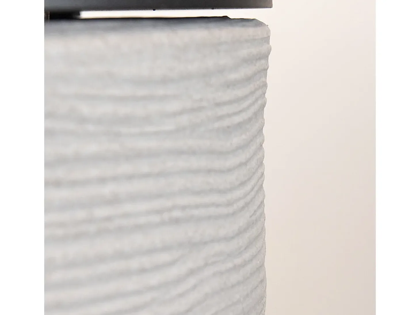 Chimenea de bioetanol, brasero de jardín, de pie, para uso interior y exterior, RAFFAELLO Corda Beige, d.35 x h.55