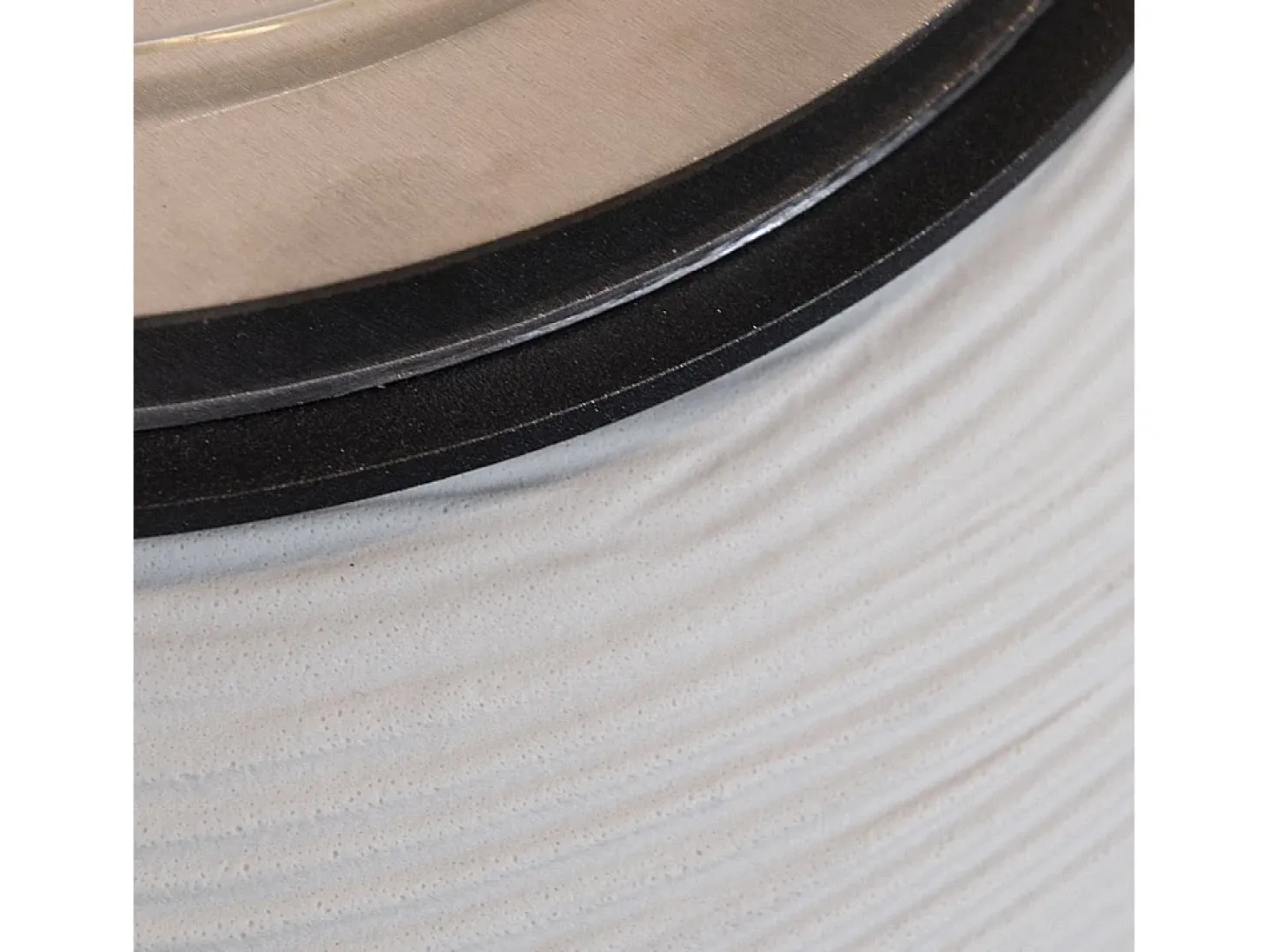 Chimenea de bioetanol, brasero de jardín, de pie, para uso interior y exterior, BOTTICELLI White Pearl, d.40 x h.54