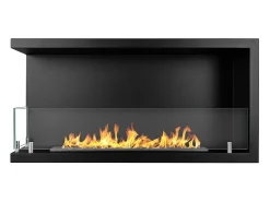 Chimenea de bioetanol de esquina empotrada biochimenea de esquina 90x45 SUTRI 90 SX