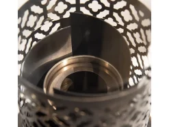 Chimenea de bioetanol de sobremesa TOLOSA Black Gold D20 x H49,5 interior exterior