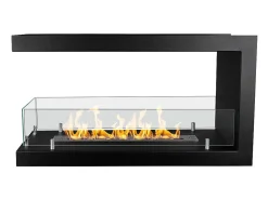 Chimenea de bioetanol empotrada de tres lados MARATEA 90