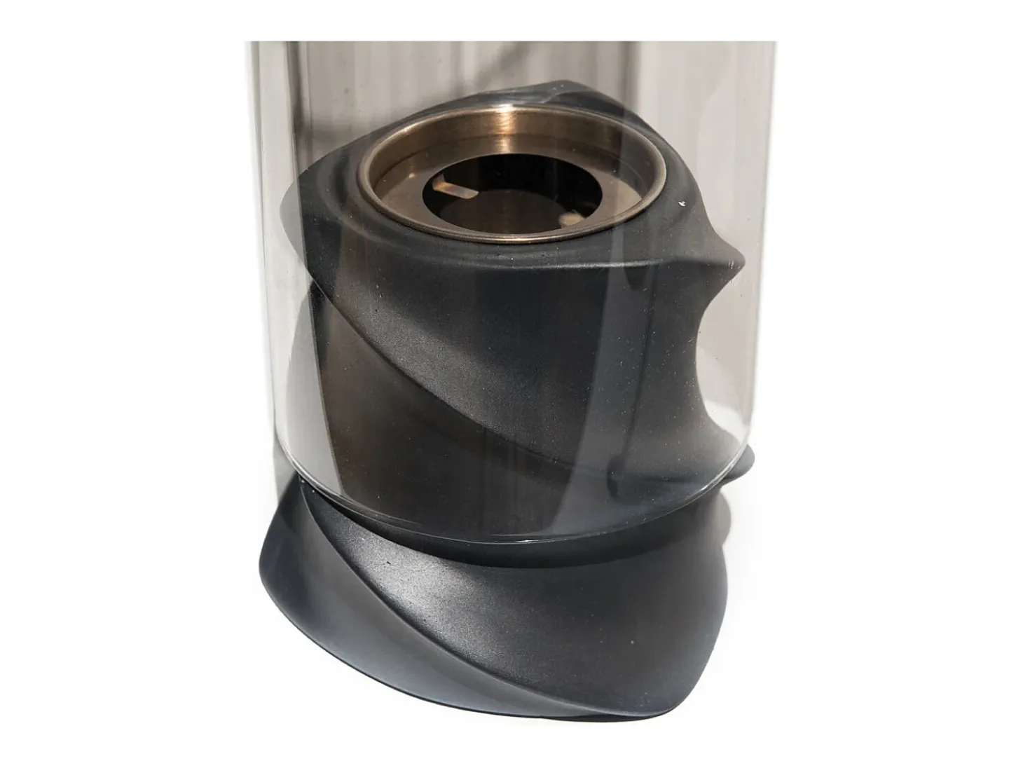 Chimenea de bioetanol mesa de biochimenea NIZZA Negro D14,5 x H46,5 interior exterior