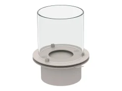 Chimenea de bioetanol STROMBOLI Tortora, brasero de pie para interior y exterior, d.60 x h.56