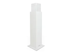 Chimenea de jardín de bioetanol para exterior Capri 110 blanca
