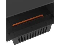 Chimenea de vapor de agua empotrada Corner L800 con llama multicolor, efecto 3D y control mediante app, depósito de 1,2 l - 80 cm