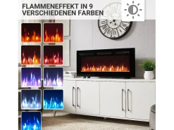 Chimenea eléctrica BALDERIA Leif 40 - 3 en 1 - negro