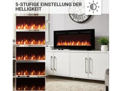 Chimenea eléctrica BALDERIA Leif 40 - 3 en 1 - negro