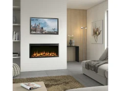 Chimenea eléctrica BALDERIA Atalanta 40 - Chimenea empotrable - Negro