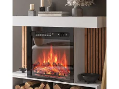 Chimenea eléctrica blanco 100x25x80 lynea