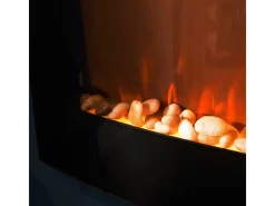 Chimenea eléctrica decorativa Ready Warm 2250 Curved Flames Connected Cecotec 2000W control vía App