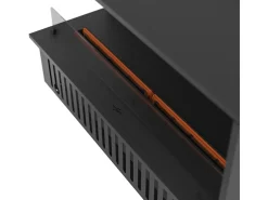 Chimenea vapor de agua empotrada Corner L1200 - Llama 3D multicolor, app, depósito 2,4 l, recarga automática - 120 cm