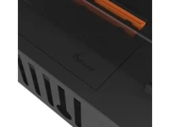 Chimenea vapor de agua empotrada Corner R800 - Llama 3D multicolor, control app, depósito 1,2 l, recarga automática - 80 cm