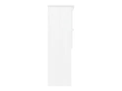 Cómoda ALTA blanca 77x30x92 cm madera maciza de pino