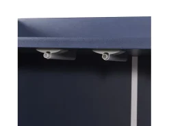 Cómoda buffet 120x30x80 cm minimalista moderna sin tirador - Azul