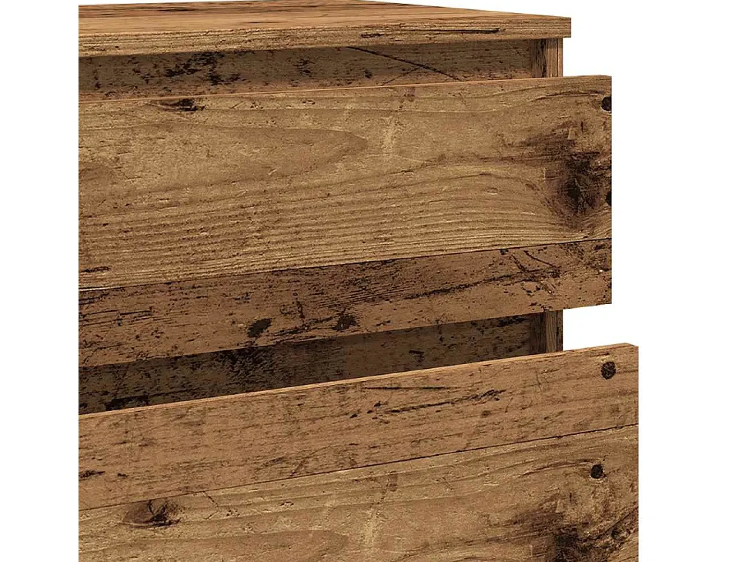 Cómoda de madera antigua 60x36x103 cm madera contrachapada