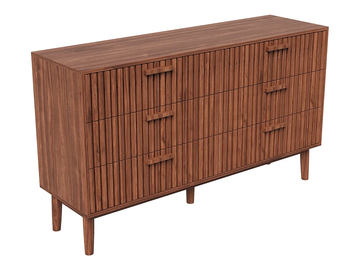 Cómoda de madera, mueble de almacenaje para dormitorio o salón, 100 x 34 x 73 cm