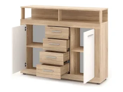 Cómoda Luna Midi B 2P4C roble sonoma / blanco